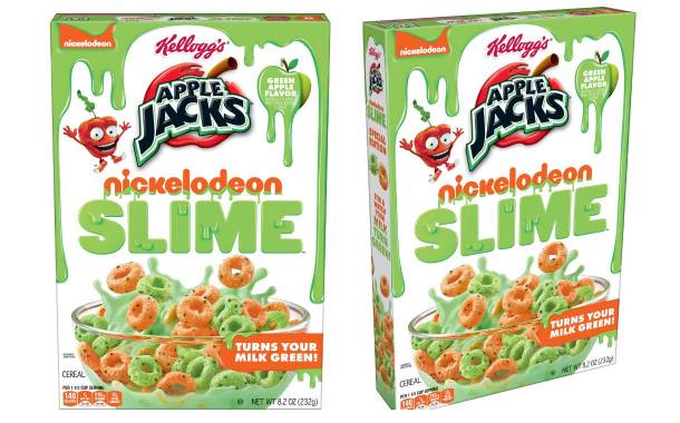 Kellogg's and Nickelodeon partner on Apple Jacks Slime cereal