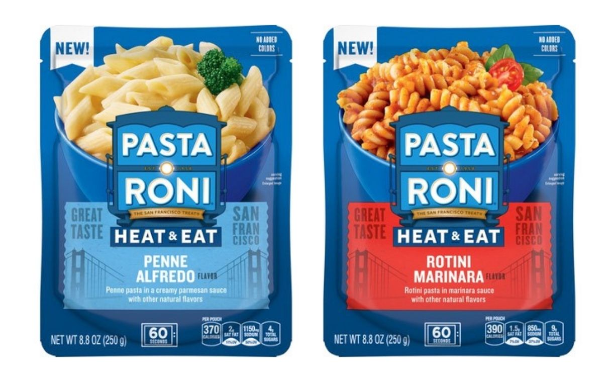 PepsiCo's Pasta Roni launches microwaveable pasta pouches
