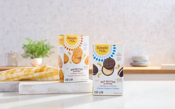 Simple Mills launches Nut Butter Stuffed sandwich cookies