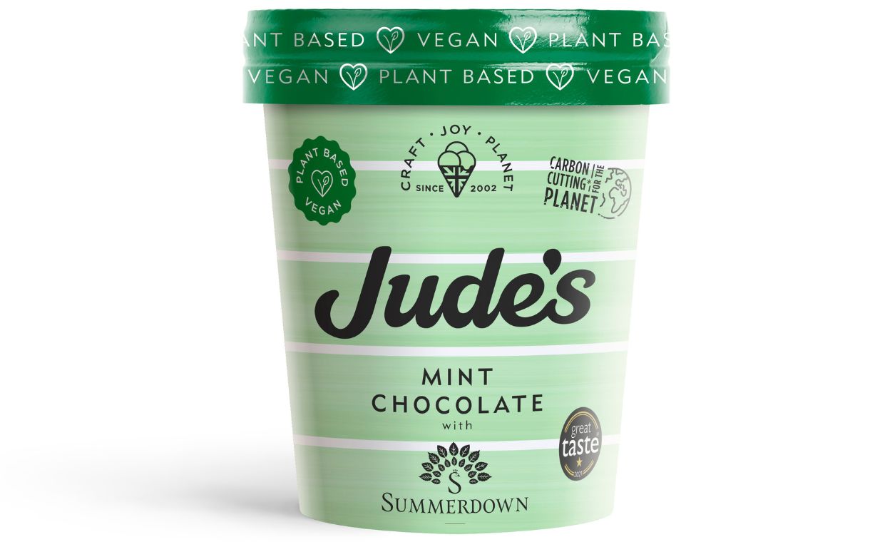 Jude’s to release plant-based mint chocolate ice cream