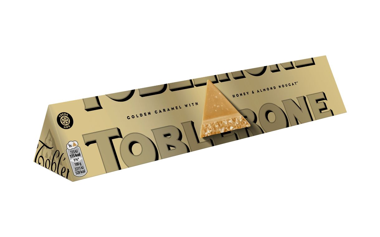 Mondelēz launches limited edition Toblerone Golden