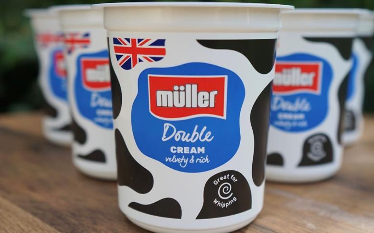 Müller cuts 500 tonnes of plastic annually with new cream pot