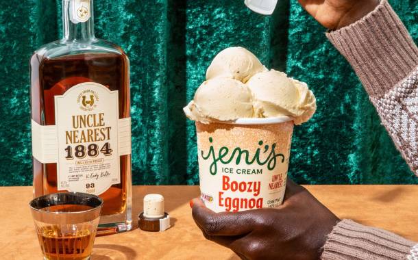 Jeni's re-launches Boozy Eggnog ice cream made with whiskey