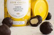 Love Cocoa launches cheese and chocolate truffles