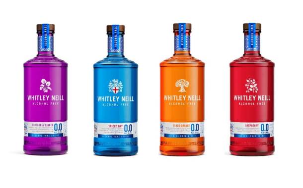 Whitley Neill enters no and low category with alcohol-free launches