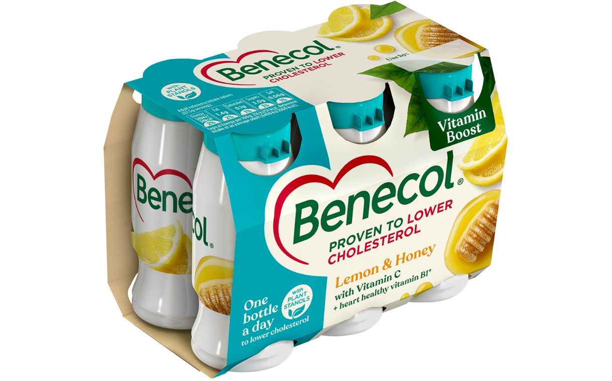 Raisio launches new Benecol honey and lemon yogurt drink