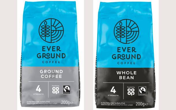 Co-op launches Ever Ground whole bean and ground coffee
