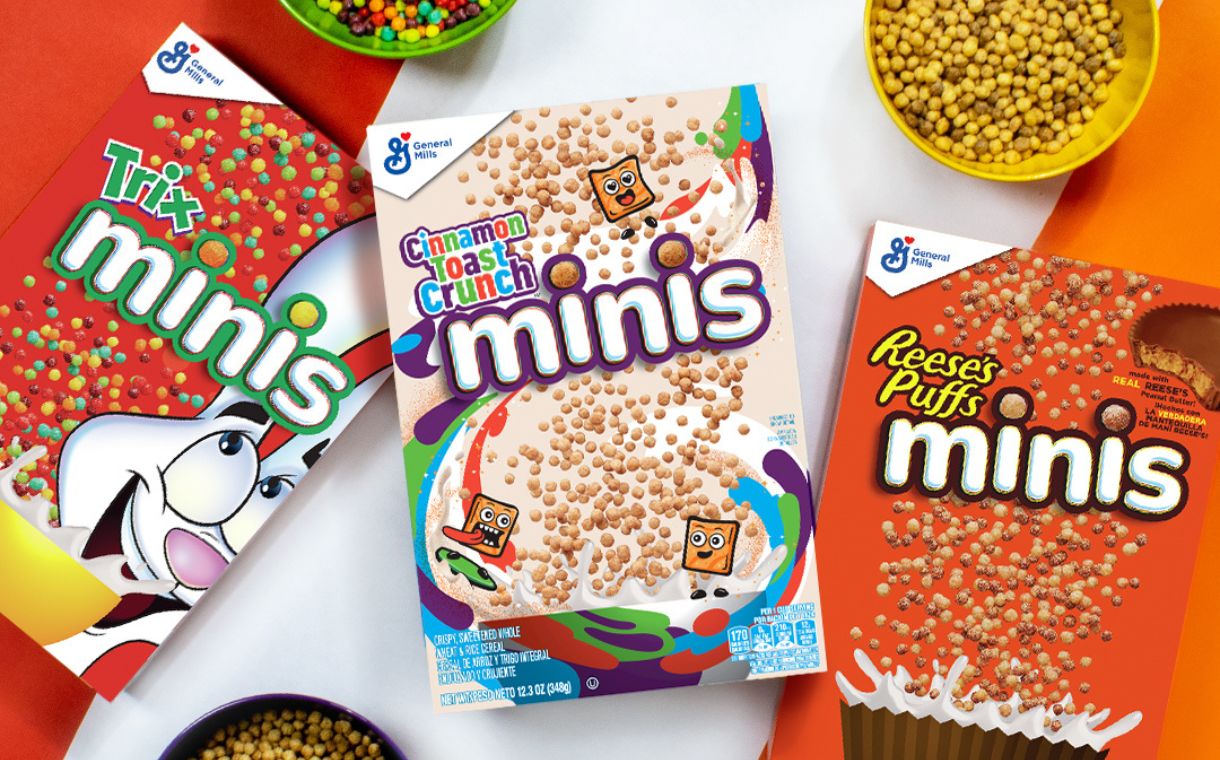 General Mills introduces mini-sized versions of three cereals