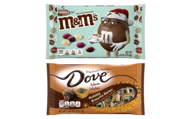 M&Ms and Dove launches new holiday snack flavours