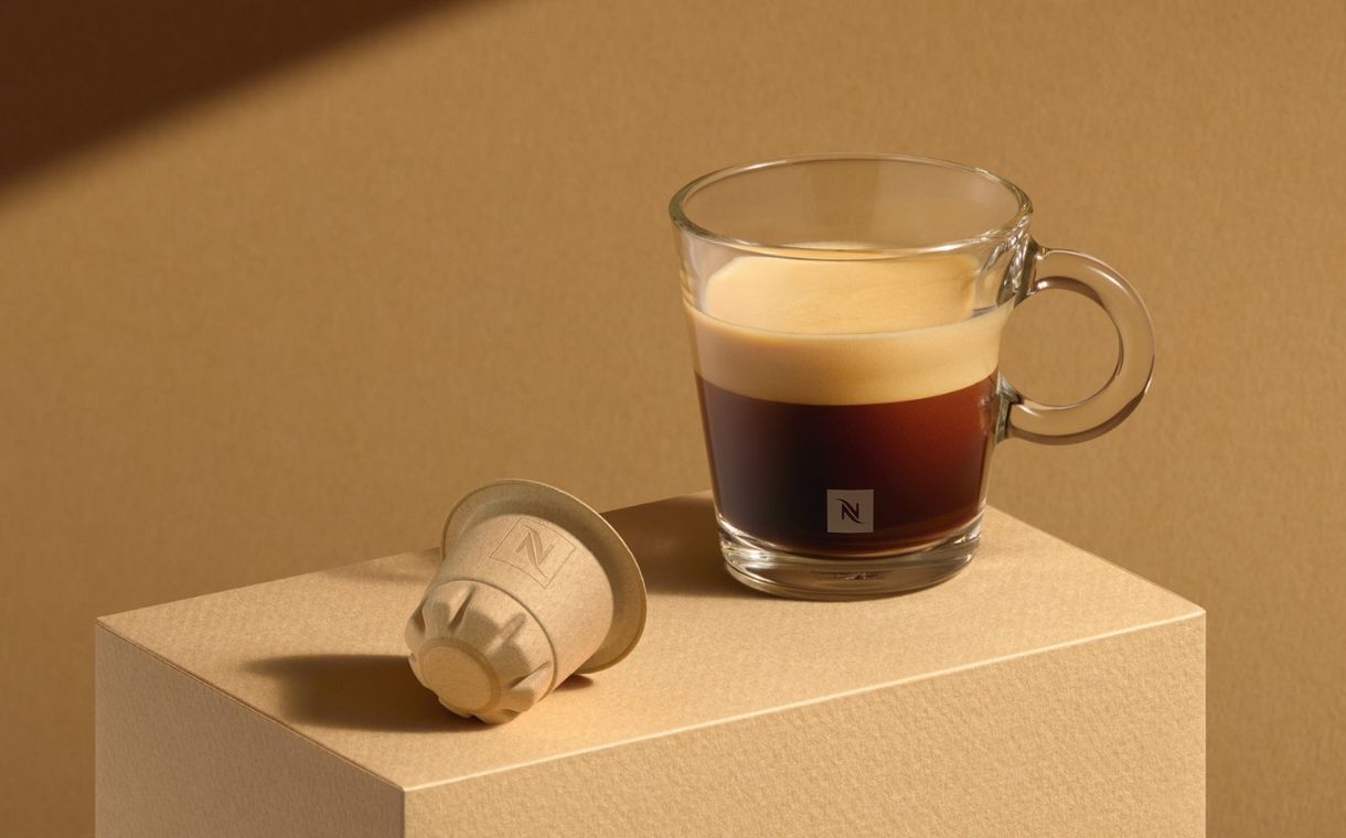Nespresso launches paper-based compostable coffee capsules