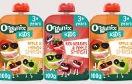Organix launches new Kids Fruit Smash pouches
