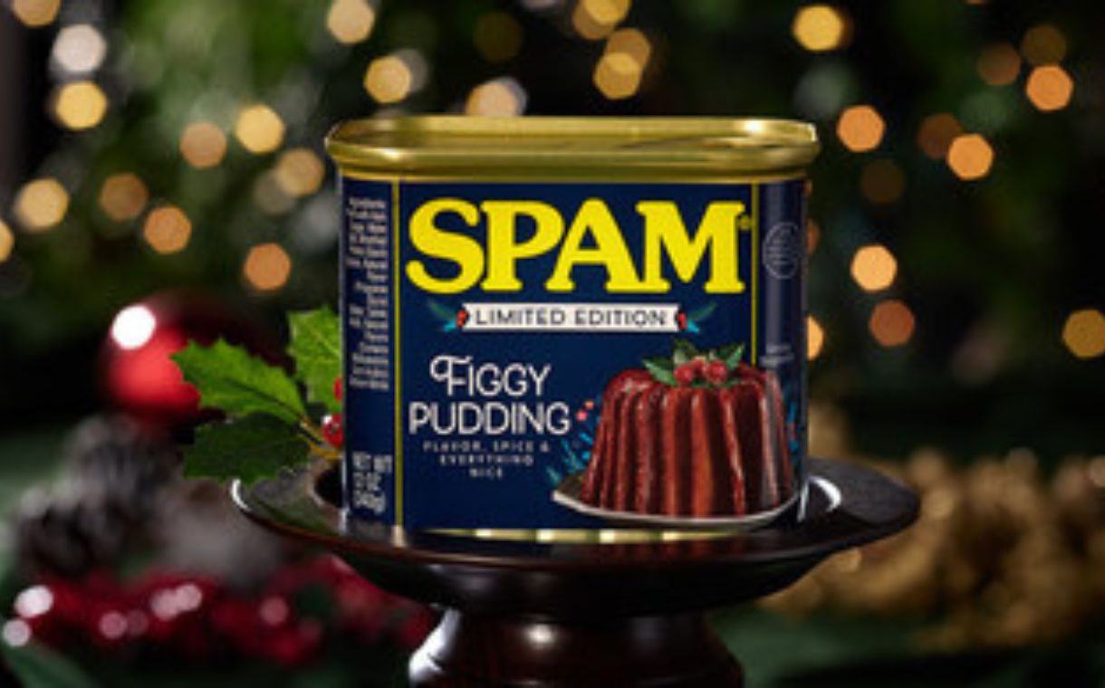 Spam launches limited edition figgy pudding
