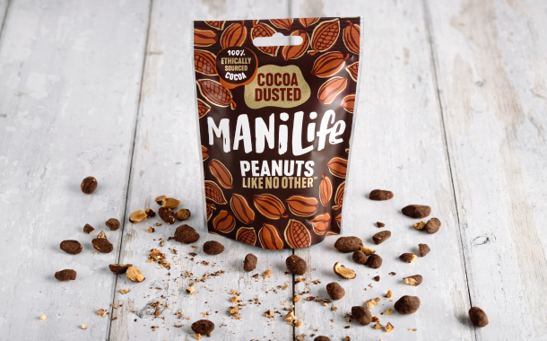ManiLife debuts Cocoa Dusted snacking peanuts