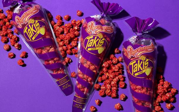 Popcornopolis and Takis partner to launch spicy popcorn