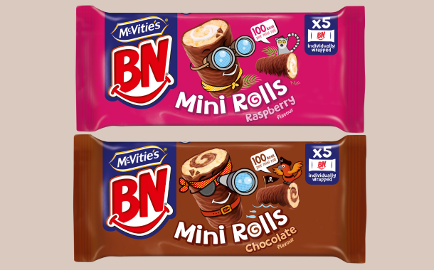 Pladis expands BN line with McVitie's BN Rolls