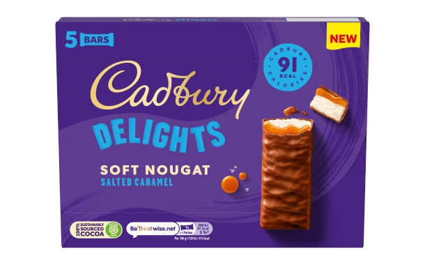 Cadbury unveils range of lower calorie chocolate bars