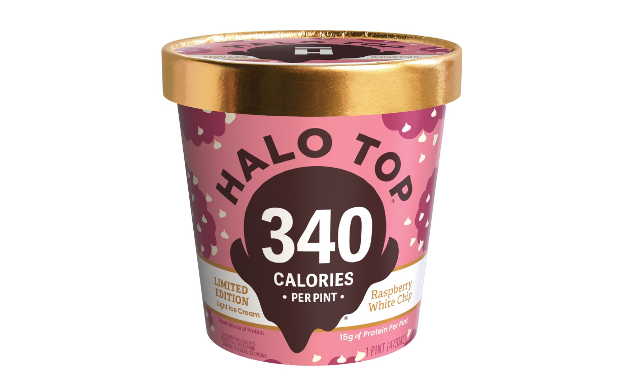 Halo Top launches raspberry white chip light ice cream