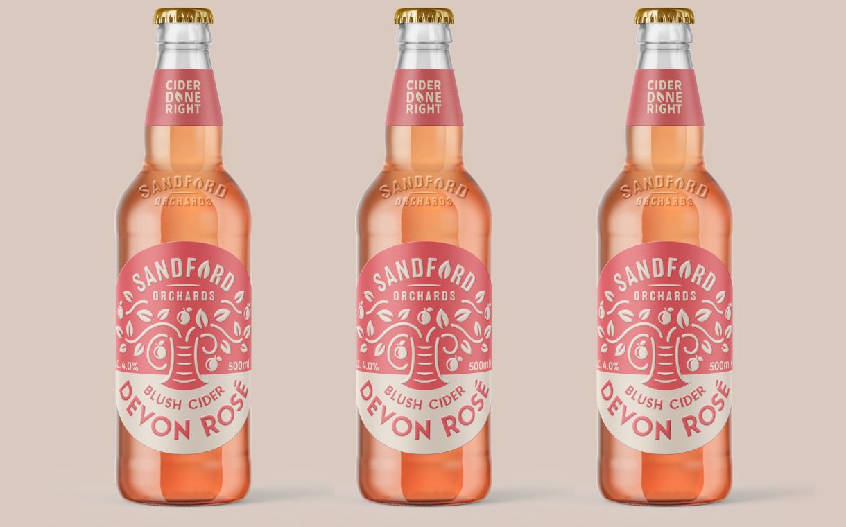 Sandford Orchards launches Devon Rosé Cider