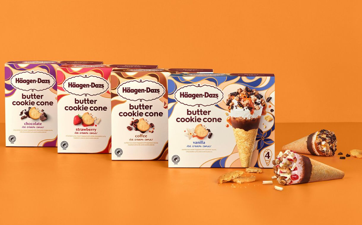 Häagen-Dazs announces launch of Butter Cookie Cones in US
