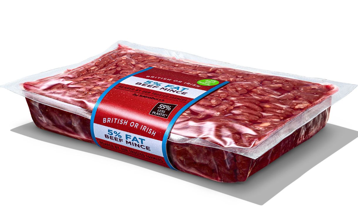 Sainsbury's becomes first UK retailer to vacuum-pack all beef mince