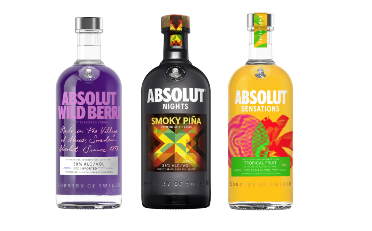 Absolut expands range with three new flavours