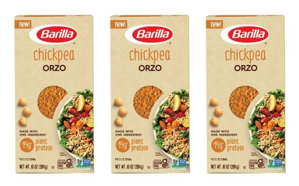 Barilla launches orzo pasta made from chickpeas