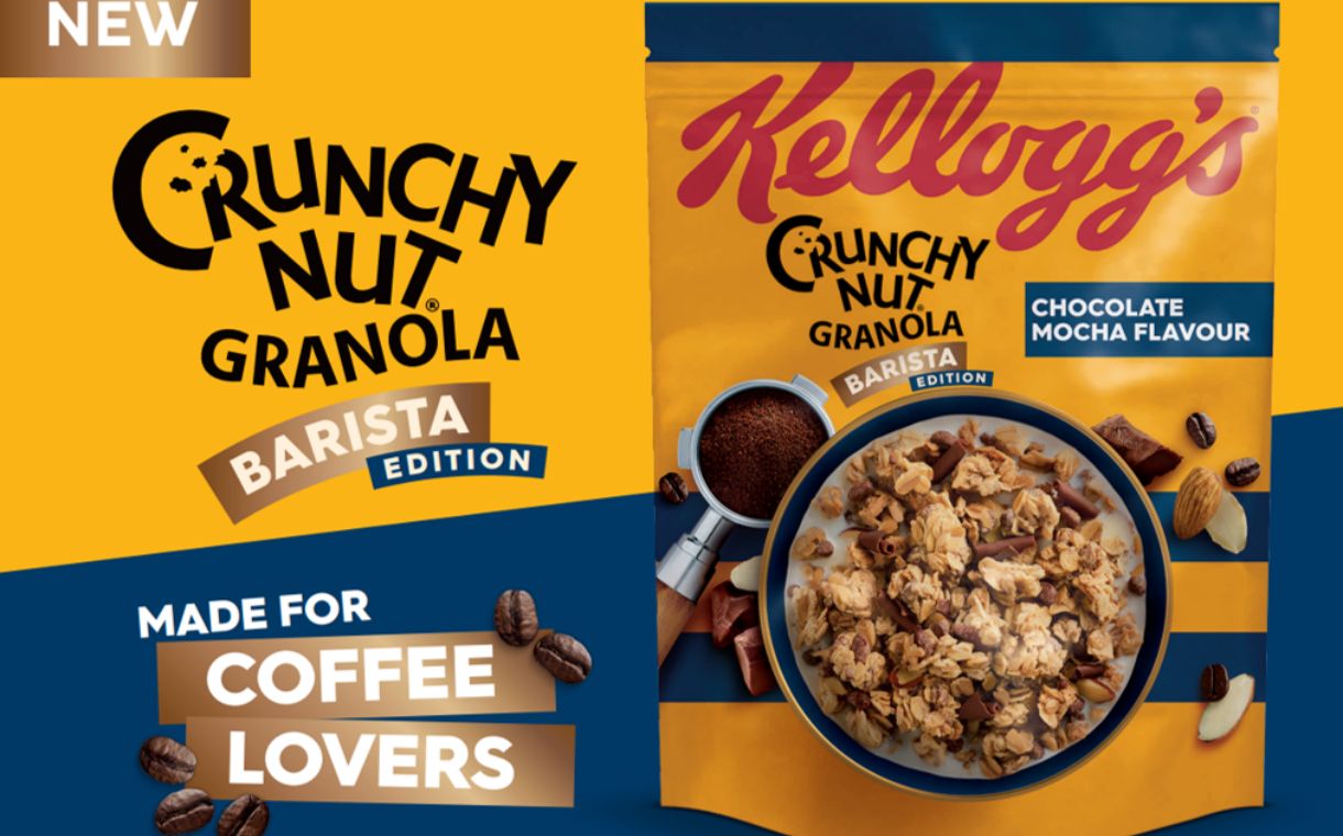New Kellogg’s Crunchy Nut Barista Edition cereal