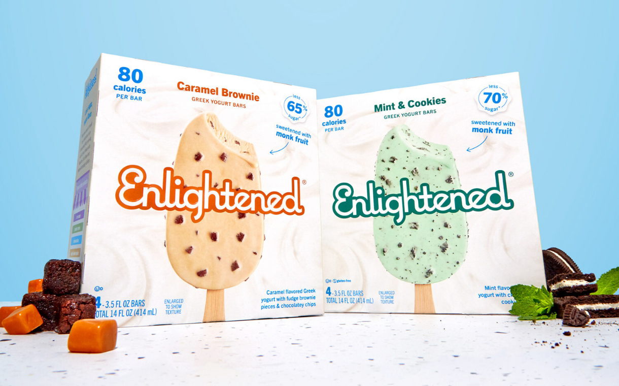 Beyond Better Foods launches Enlightened frozen Greek yogurt bars