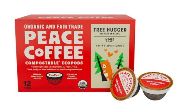 Peace Coffee introduces compostable EcoPods