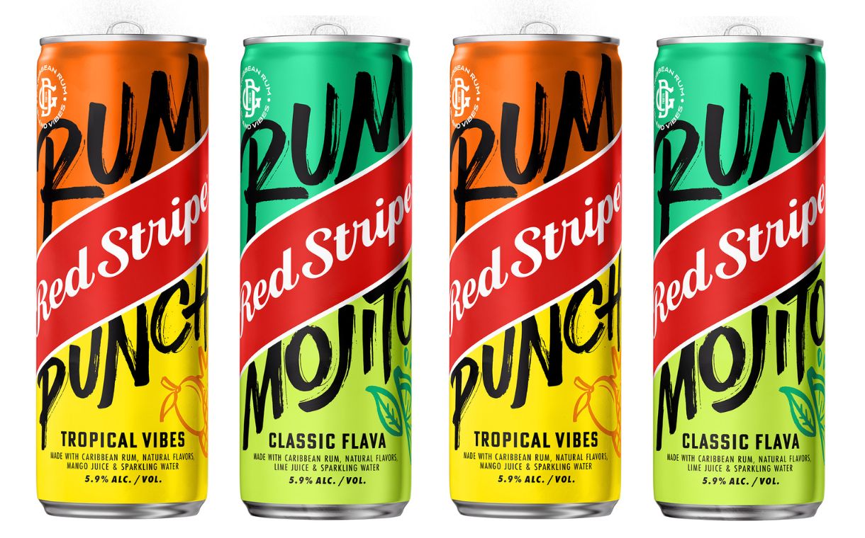 Red Stripe Enters RTD Category With New Canned Rum Cocktails, red banded