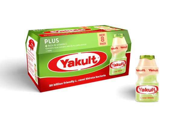 Yakult launches Yakult Plus with fibre and vitamin C