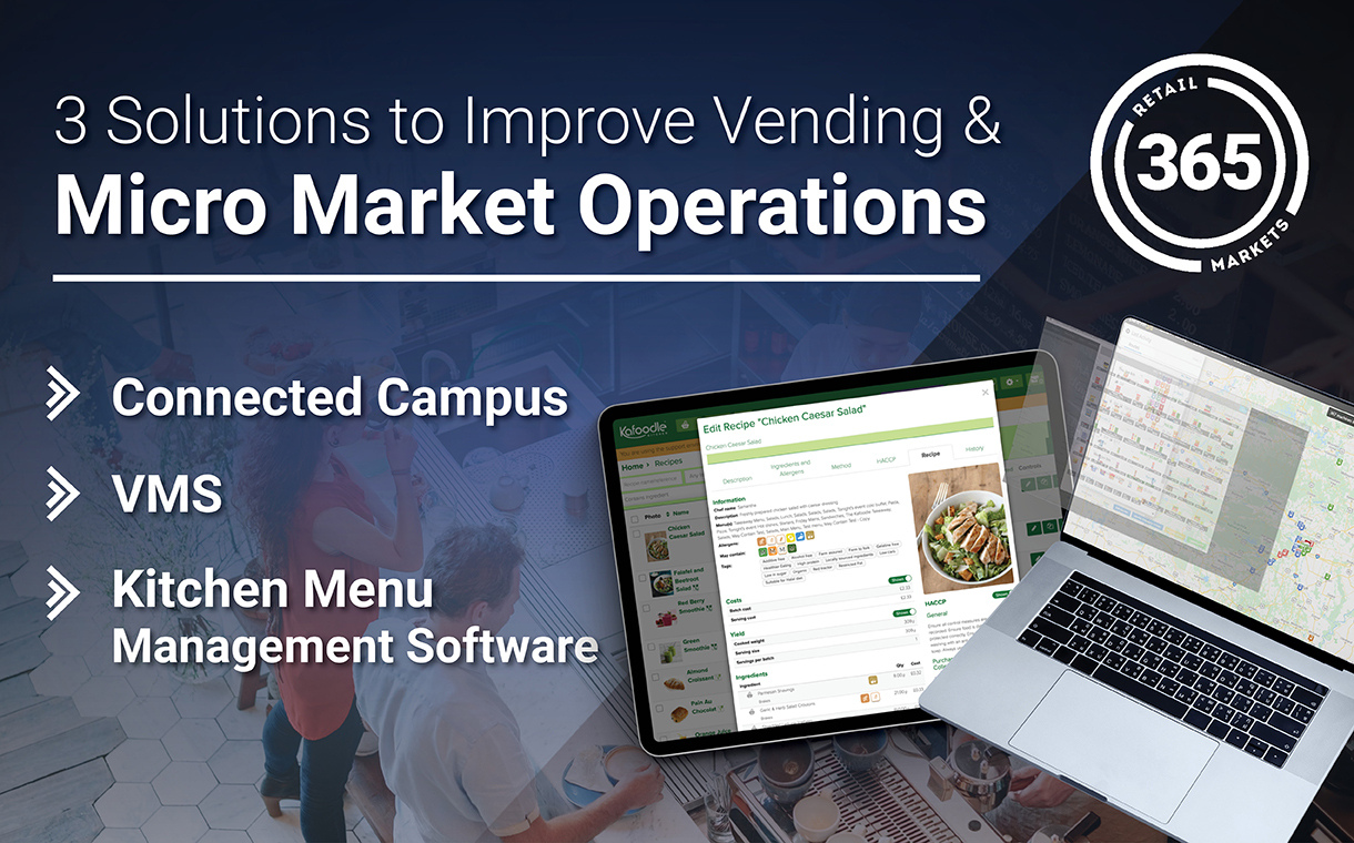 Three technology solutions to improve vending and micro market operations