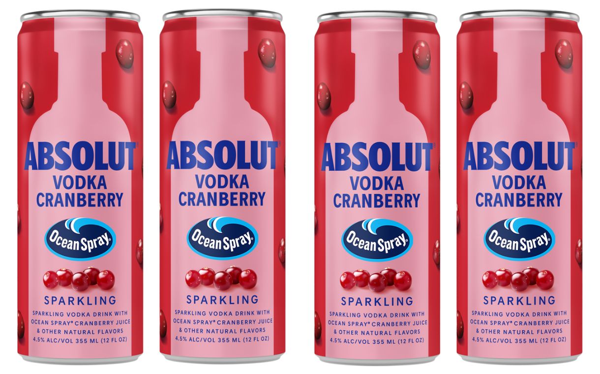 Absolut teams up with Ocean Spray on new RTD cocktail