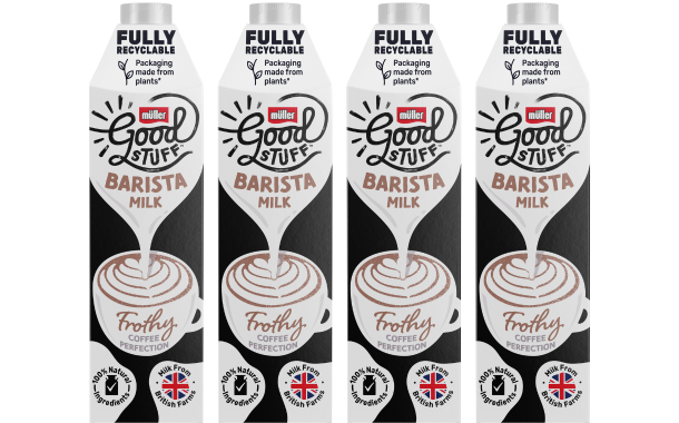 Müller debuts barista milk in UK stores