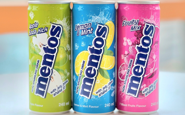 Mentos enters the soft drinks category with new beverage line
