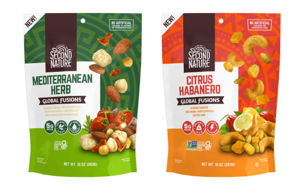 Second Nature Snacks unveils Global Fusions trail mixes flavours