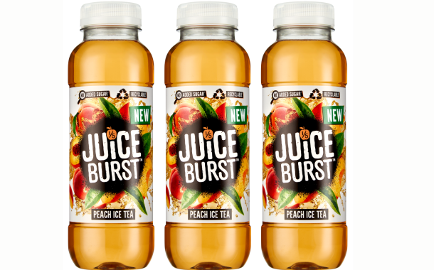 Purity Soft Drinks debuts Juice Burst peach ice tea flavour
