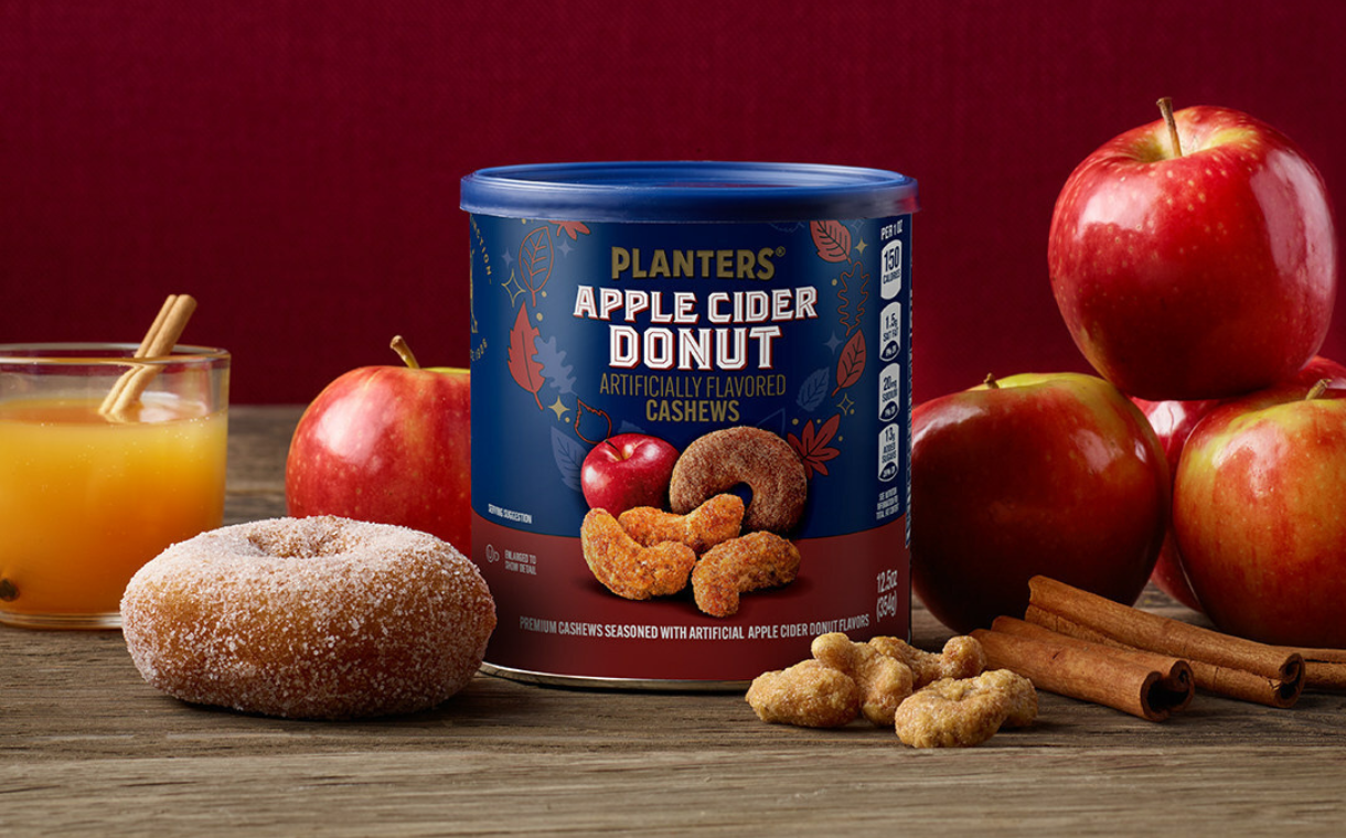 Planters launches Apple Cider Donut Cashews