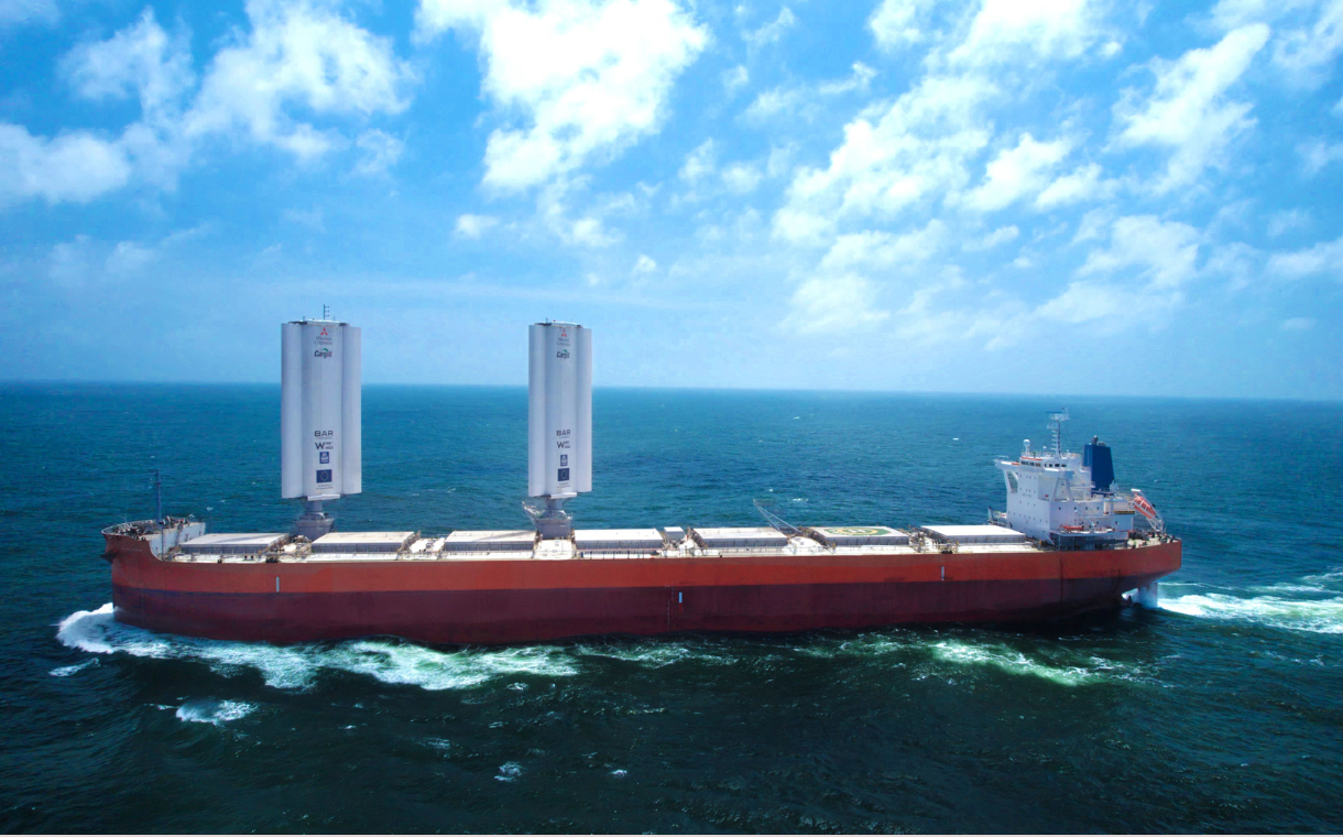 Cargill and Bar Technologies' wind-powered cargo ship sets sail