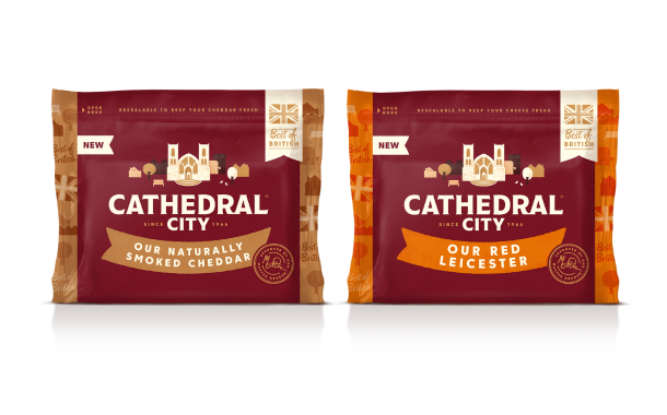 Cathedral City launches smoked and red leicester cheeses