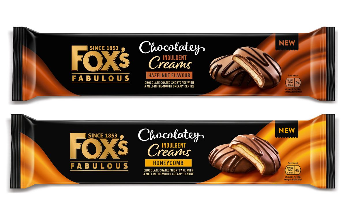 Fox’s unveils duo of Indulgent Creams biscuits