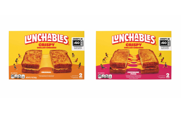 Kraft Heinz releases Lunchables grilled cheese sandwiches, introduces 360Crisp technology