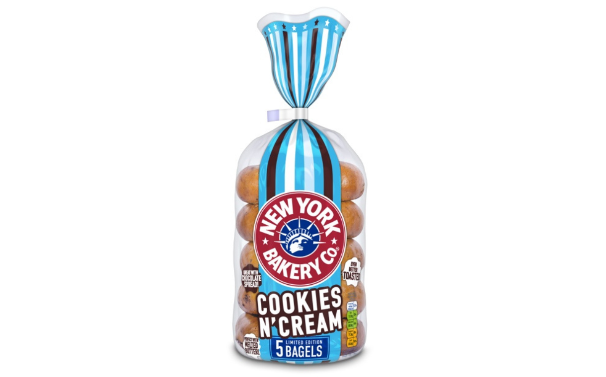 New York Bakery unveils Cookies N’Cream Bagels