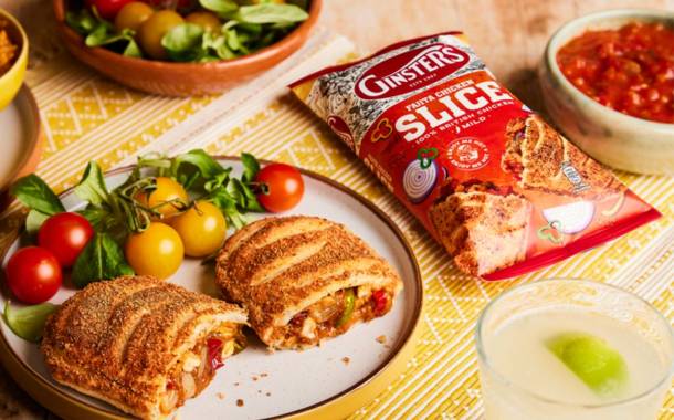 Ginsters unveils limited-edition chicken fajita slice