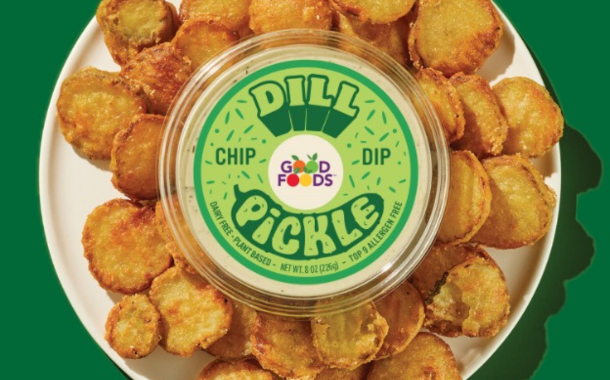 Good Foods debuts dill pickle chip-inspired dip