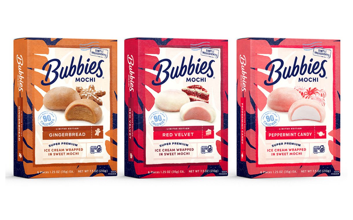Bubbies launches limited-edition holiday-inspired mochi ice cream flavours 