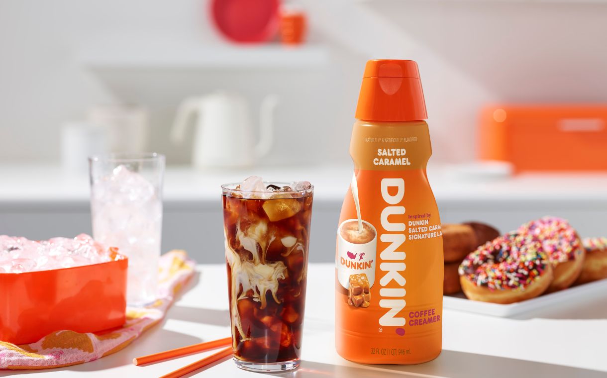 Dunkin’ and Danone introduce a new restaurant-inspired salted caramel creamer 