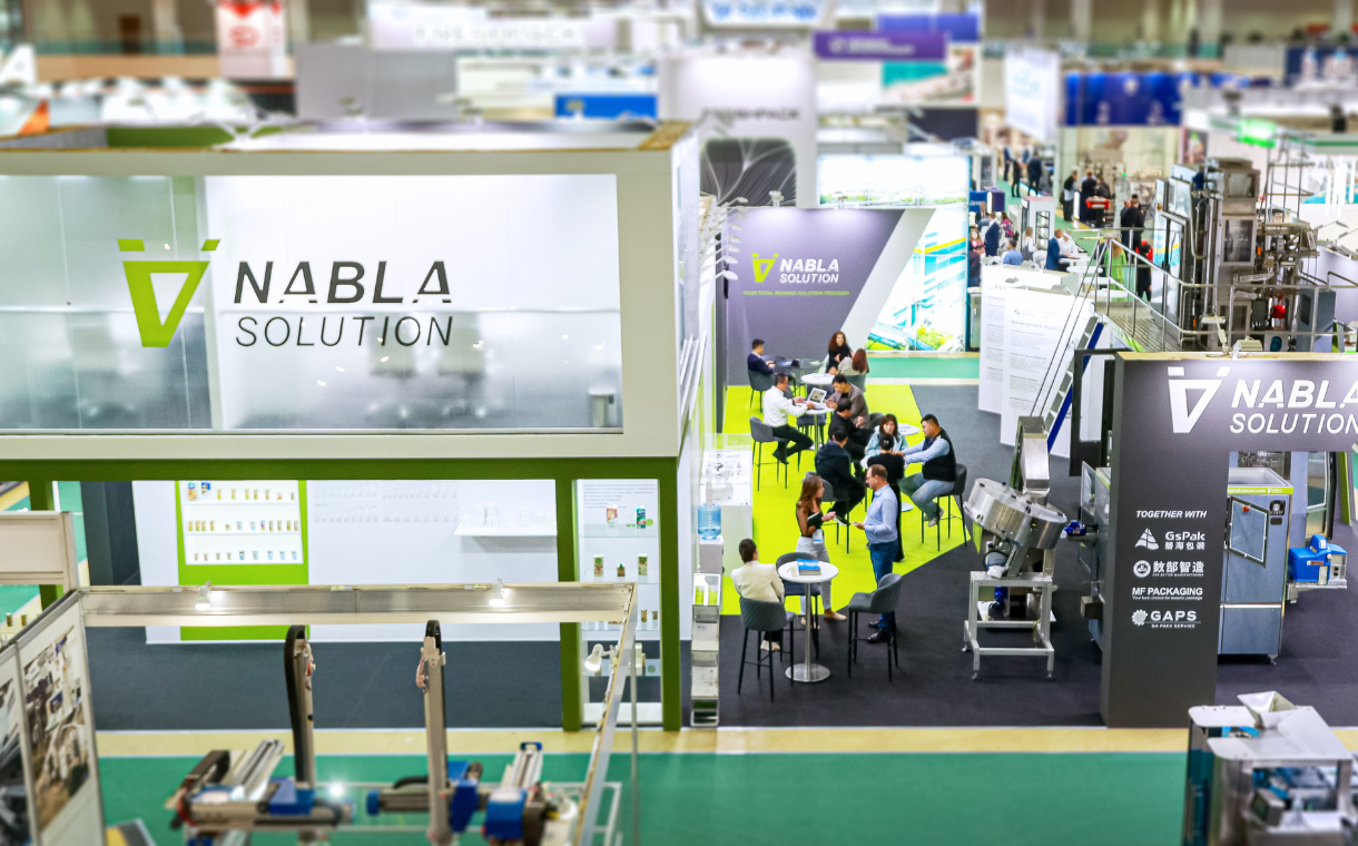 Nabla Solution introduces its total packing solution to liquid food producers at Agroprodmash 2023