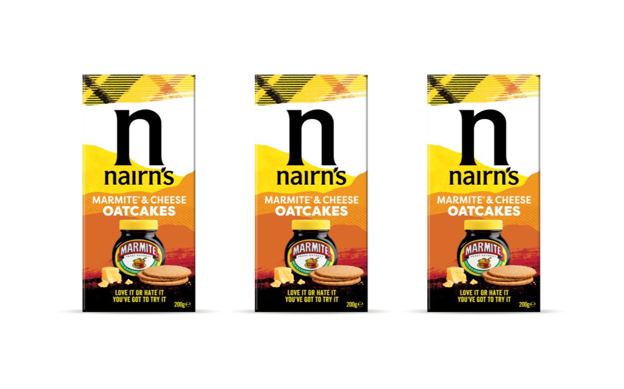 Marmite teams up with Nairn's to launch Marmite and cheese flavour oatcakes
