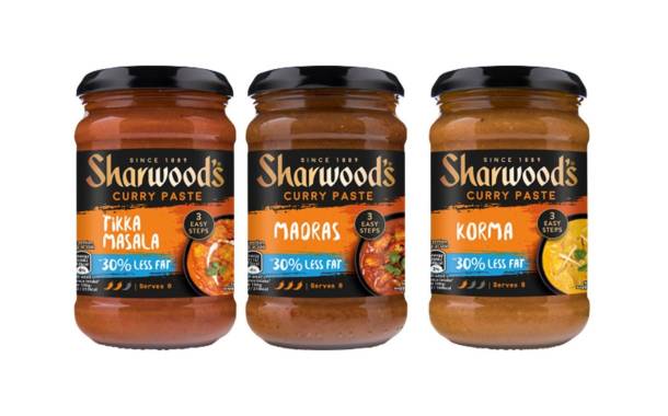 Sharwood’s unveils reduced fat curry pastes